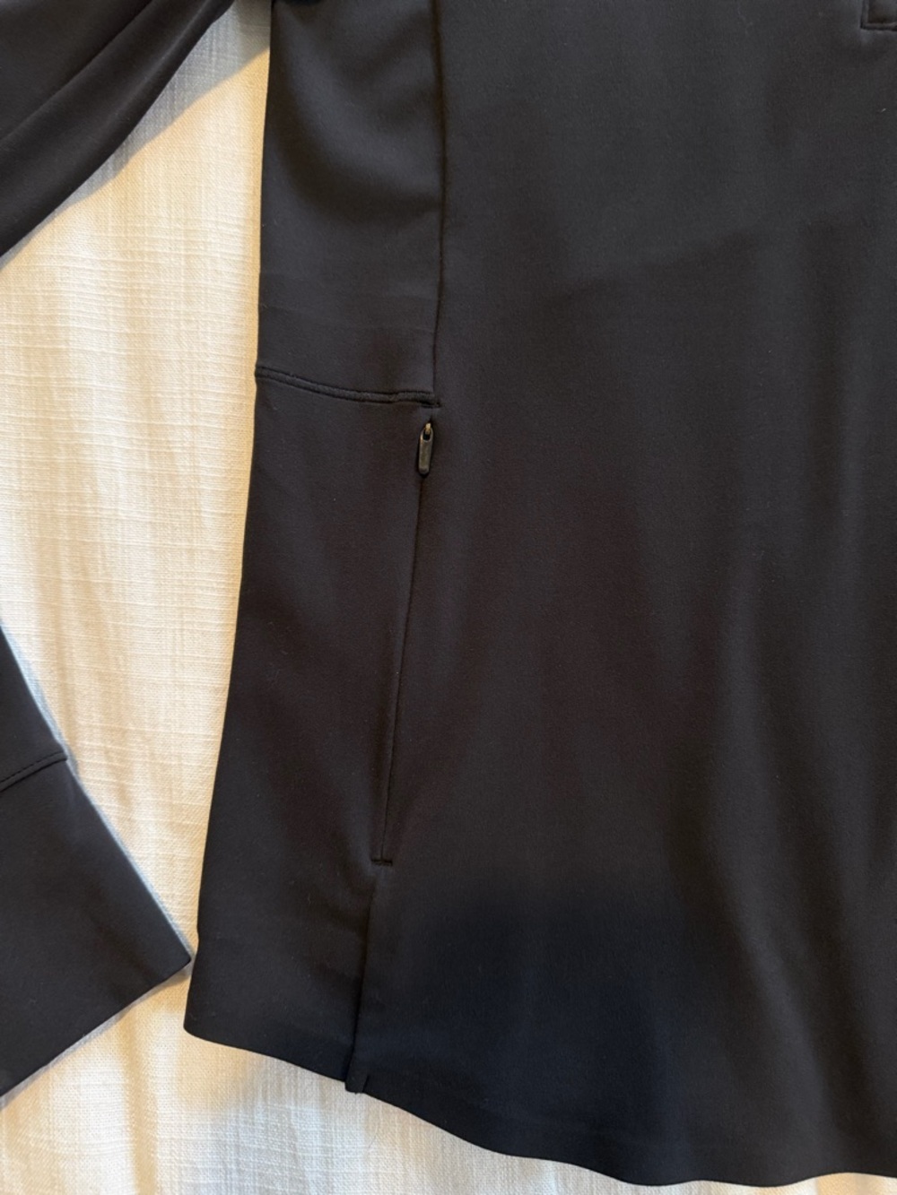 Rhone Course to Court 1/4 Zip, Black XS - Picture 6 of 16